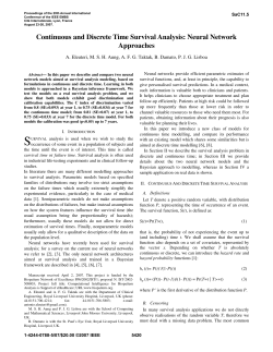 Continuous and Discrete Time Survival Analysis: Neural Network