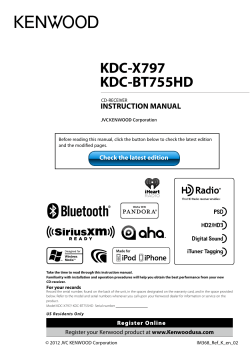 KDC-X797 KDC
