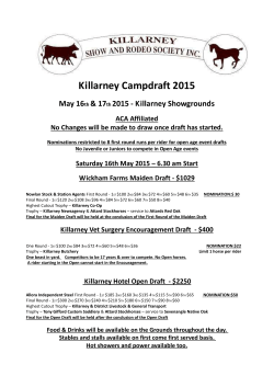 Killarney-Campdraft-Program-2015-2