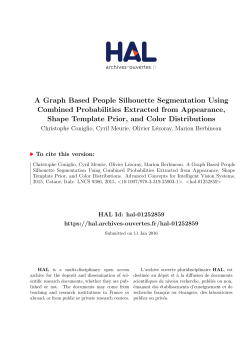 A Graph Based People Silhouette Segmentation Using