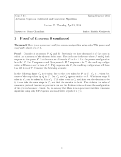 1 Proof of theorem 6 continued