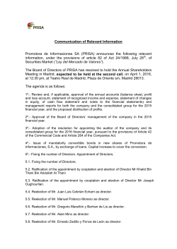 PRISA - Bolsa de Madrid