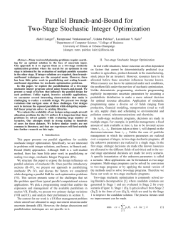 Parallel Branch-and-Bound for Two