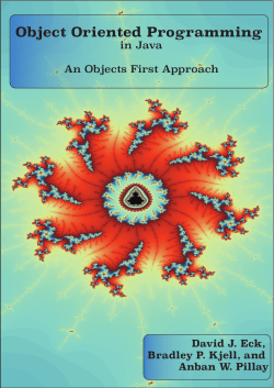Java OOP book, by Anban Pillay and others (chapters 1 through 6)