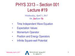 Expectation Values