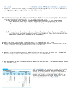 AP Micro Marginal Utility (Module 51) Practice Questions