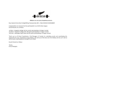 FINAL ROUND 9 NOVEMBER - Olympic Weightlifting New Zealand