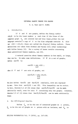 2. Two Off-Diagonal Results . G