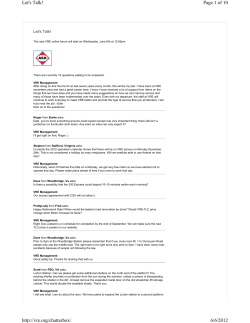 Page 1 of 10 Let`s Talk! 6/6/2012 http://vre.org/chatterbox/