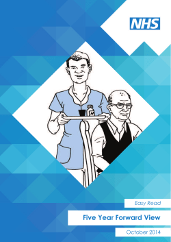 Five Year Forward View (Easy read version)