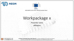 H2020-NMP-22-2015 GA No. 685758 (Innovation Action) - 1D-neon