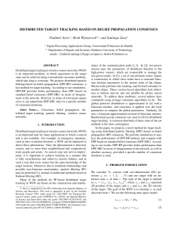 DISTRIBUTED TARGET TRACKING BASED ON BELIEF