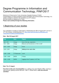 3.Things to do AFTER coming to Finland! 3.1 Official Stuff