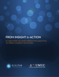 FROM INSIGHT toACTION FROM INSIGHT