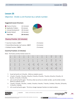 Grade 5 Mathematics Module 4, Topic G, Lesson 26