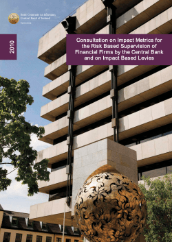 CP49 Impact Metrics - Central Bank of Ireland