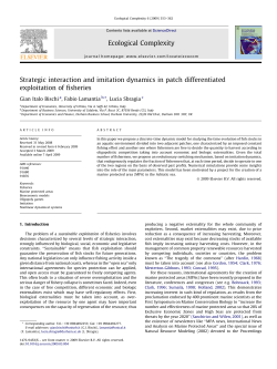 Strategic interaction and imitation dynamics in patch differentiated