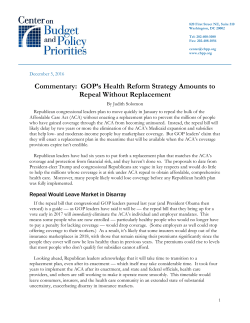 Commentary - Center on Budget and Policy Priorities