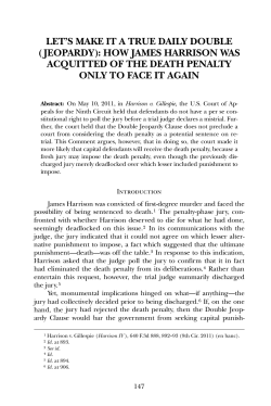 LET`S MAKE IT A TRUE DAILY DOUBLE (JEOPARDY): HOW