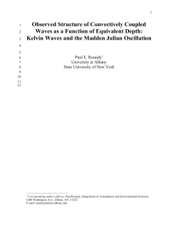 A Sample AMS Latex File - Department of Atmospheric and