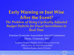 Data Revisions: Output Gap