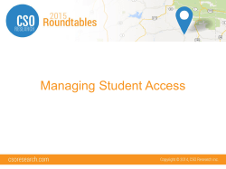 Managing Student Access