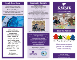 Bonding Thru Board Games - Sedgwick County Extension Office