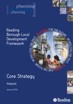 Core Strategy - Reading Borough Council