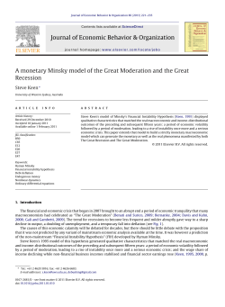 A monetary Minsky model of the Great Moderation and the Great