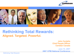 Total Rewards - CPBI Intranet