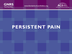 GNRS4PersistentPain
