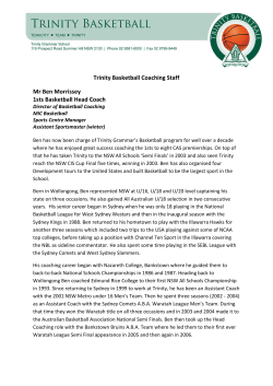 Basketball Coaching Staff - Trinity Community Website