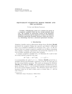 EQUIVARIANT SYMPLECTIC HODGE THEORY