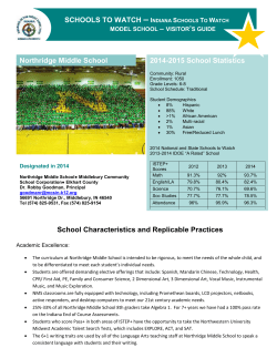 Northridge Middle School - Indiana Middle Level Education