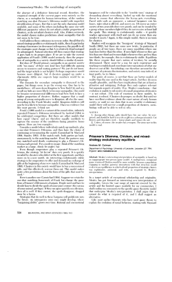 Prisoner`s Dilemma, Chicken, and mixed