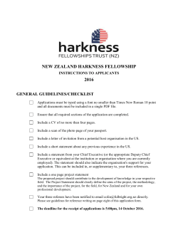 application form - Fulbright New Zealand