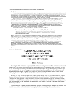 The Case of Vietnam Philip Mattera