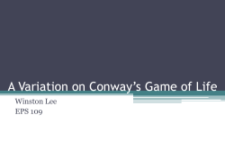 A Variation on Conway*s Game of Life