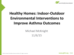 GHHI Baltimore Healthy Homes Program