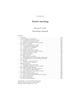 Model checking - NYU Computer Science