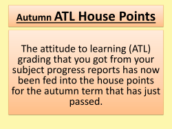 ATL House Points