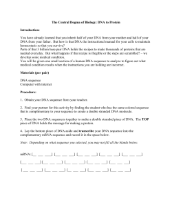 Connect the Dots&hellip; - Bioinformatics Activity Bank