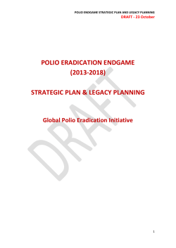 polio eradication endgame (2013-2018
