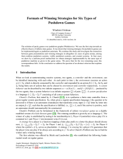 Formats of Winning Strategies for Six Types of Pushdown