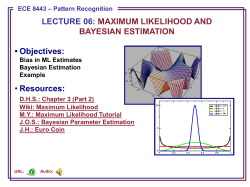 Gaussian Case: Unknown Mean and Variance