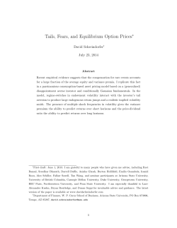 Tails, Fears, and Equilibrium Option Prices