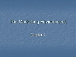 The Marketing Environment