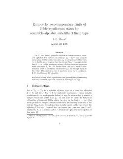 Entropy for zero-temperature limits of Gibbs