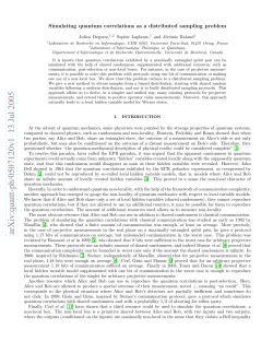 arXiv:quant-ph/0507120v1 13 Jul 2005