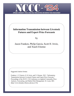 Information Transmission between Livestock Futures and
